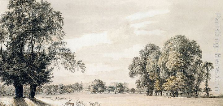 Paul Sandby South-East View Of Windsor Castle From The Park